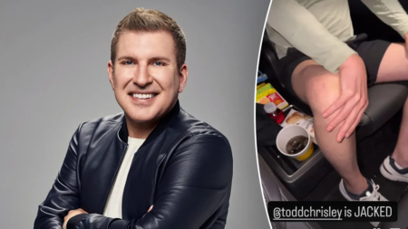 Todd Chrisley shows off prison physique during road trip home with Savannah
