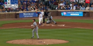 Pete Crow-Armstrong crushes a solo homer, bringing Cubs to a 1-1 tie with Marlins