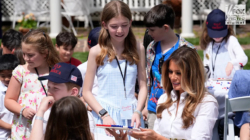 Melania Trump welcomes children to White House for Take Our Daughters and Sons Day