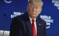 Trump blasts impeachment trial upon arrival at Davos Economic Forum