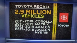 Toyota recalls 2.9 million vehicles over air bag issue