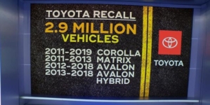 Toyota recalls 2.9 million vehicles over air bag issue