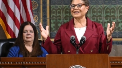 Mayor Karen Bass says she reached a deal to restore police hiring