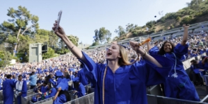 Pali High’s stadium burned. Their Hollywood Bowl graduation is bittersweet