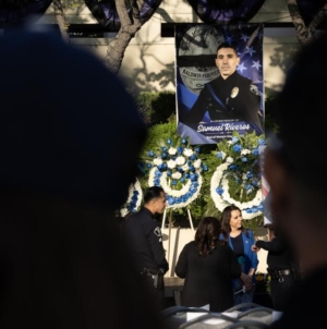 Baldwin Park mourns slain police officer at candlelight vigil
