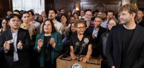 ‘An outright lie’: Fiery Bass delivers impassioned speech demanding ICE leave city