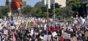 ‘No Kings’ demonstrations across L.A. against ICE sweeps, Trump presidency