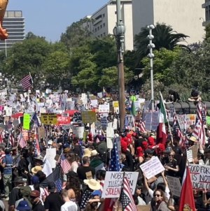 ‘No Kings’ demonstrations across L.A. against ICE sweeps, Trump presidency