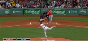 Angels' Mike Trout crushes his first home run back from injury vs. Red Sox