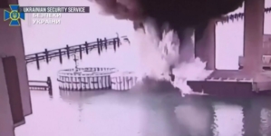 Ukraine says it struck a critical Russian bridge with explosives