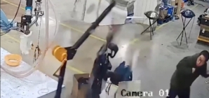 Humanoid robot malfunctions, sparks viral panic