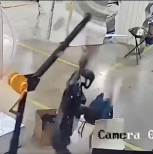Humanoid robot malfunctions, sparks viral panic