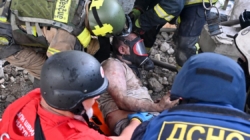 Russian drones and missiles target Ukraine’s eastern city of Kharkiv, killing 3, officials say