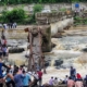 2 killed and 32 injured after a bridge collapses at a tourist destination in western India