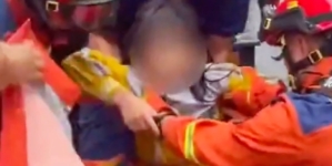 8-year-old girl pulled from sewer after 7 hours as floods batter southern China