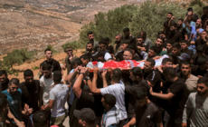 Israeli settlers rampage at a military base in the West Bank
