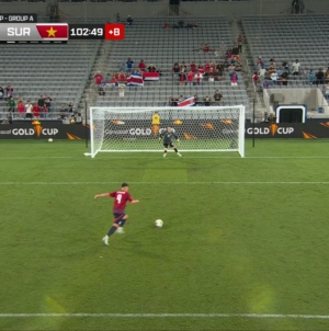 Manfred Ugalde's superb penalty finish seals Costa Rica's victory over Suriname