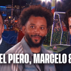Soccer icons Alessandro Del Piero, Marcelo & Kaká face off in penalty shootout