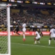 Edson Álvarez scores header in 44' to give Mexico a 1-0 lead over Dominican Republic