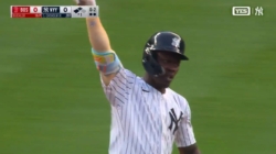 Jazz Chisholm, Anthony Volpe hit first inning home runs to give Yankees lead over Red Sox