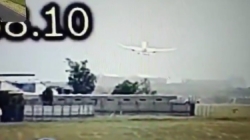 Surveillance video captures moment of Air India plane crash