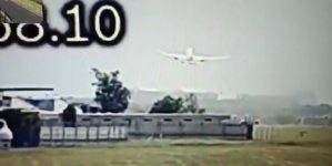 Surveillance video captures moment of Air India plane crash