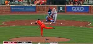 Mike Trout hammers a two-run home run to give Angels lead over Orioles