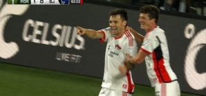 Preston Judd scores for San Jose in stoppage time to draw the game level against Portland