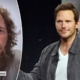 Chris Pratt shows off dramatic transformation with fake mustache on set