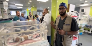 U.S. doctor working in Gaza decries lack of baby formula for malnourished infants