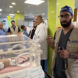 U.S. doctor working in Gaza decries lack of baby formula for malnourished infants