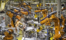 Industrial production drops 5 percent