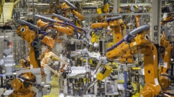 Industrial production drops 5 percent