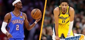 Can the Indiana Pacers keep Game 1 close or will OKC Thunder dominate early? | Breakfast Ball