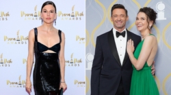 Hugh Jackman’s rumored flame Sutton Foster avoids questions after divorce filing