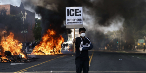 LA Protestor Stomped by Police on Horseback as Clashes Escalate: Video
