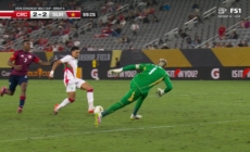 Suriname's Gyrano Kerk links up with Richonell Margaret to tie game vs. Costa Rica