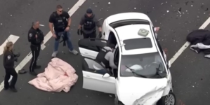 Two children injured in Inglewood after suspect flees police and crashes, authorities say