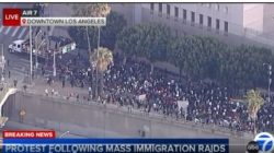 Hundreds in LA Protest ICE Raids as Mayor Says ‘We Will Not Stand for This’