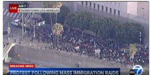 Hundreds in LA Protest ICE Raids as Mayor Says ‘We Will Not Stand for This’