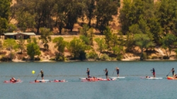 Divers search for kayaker on Castaic Lake after two flip over