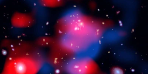 Astronomers detect ancient radio signals from distant galaxy cluster