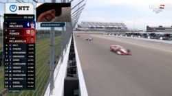 Cameraman collides with Devlin DeFrancesco at Bommarito Automotive Group 500