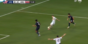 Costa Rica's Alonso Martinez scores equalizer in 71' vs. United States