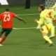 Portugal's Nuno Medes scores equalizer vs. Spain