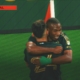 Juan Mosquera finds the back of the net to give Portland a 1-0 lead over San Jose