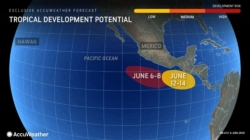 Map Shows Timeline of Two New Tropical Storms