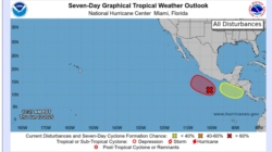 Map Shows Where Tropical Storm Dalila Might Form Within 48 hours