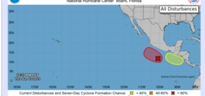 Map Shows Where Tropical Storm Dalila Might Form Within 48 hours