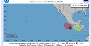Map Shows Where Tropical Storm Dalila Might Form Within 48 hours